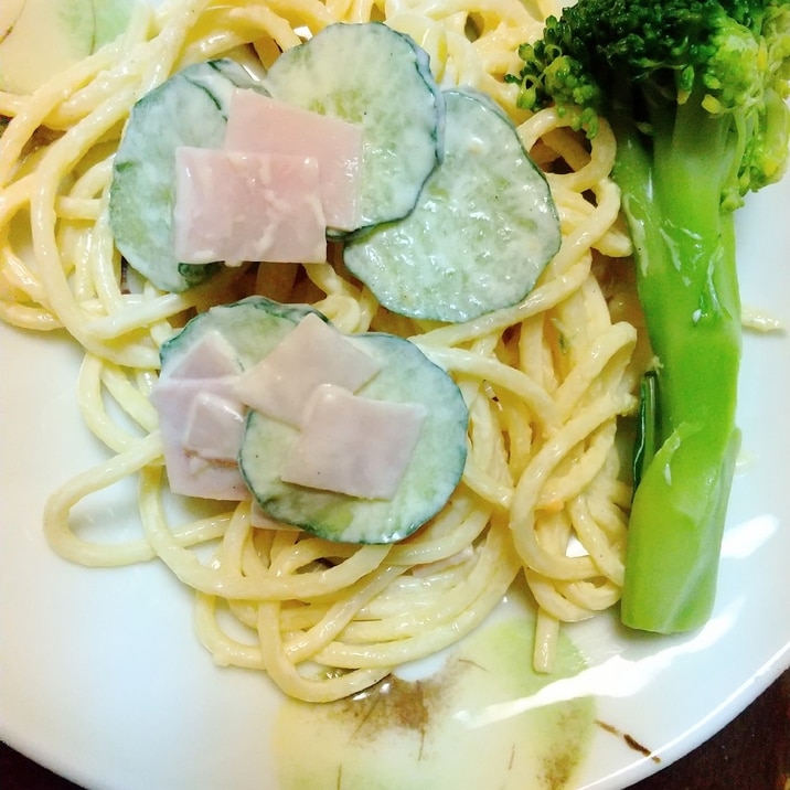 超かんたん!粉チーズサラダスパゲッティ